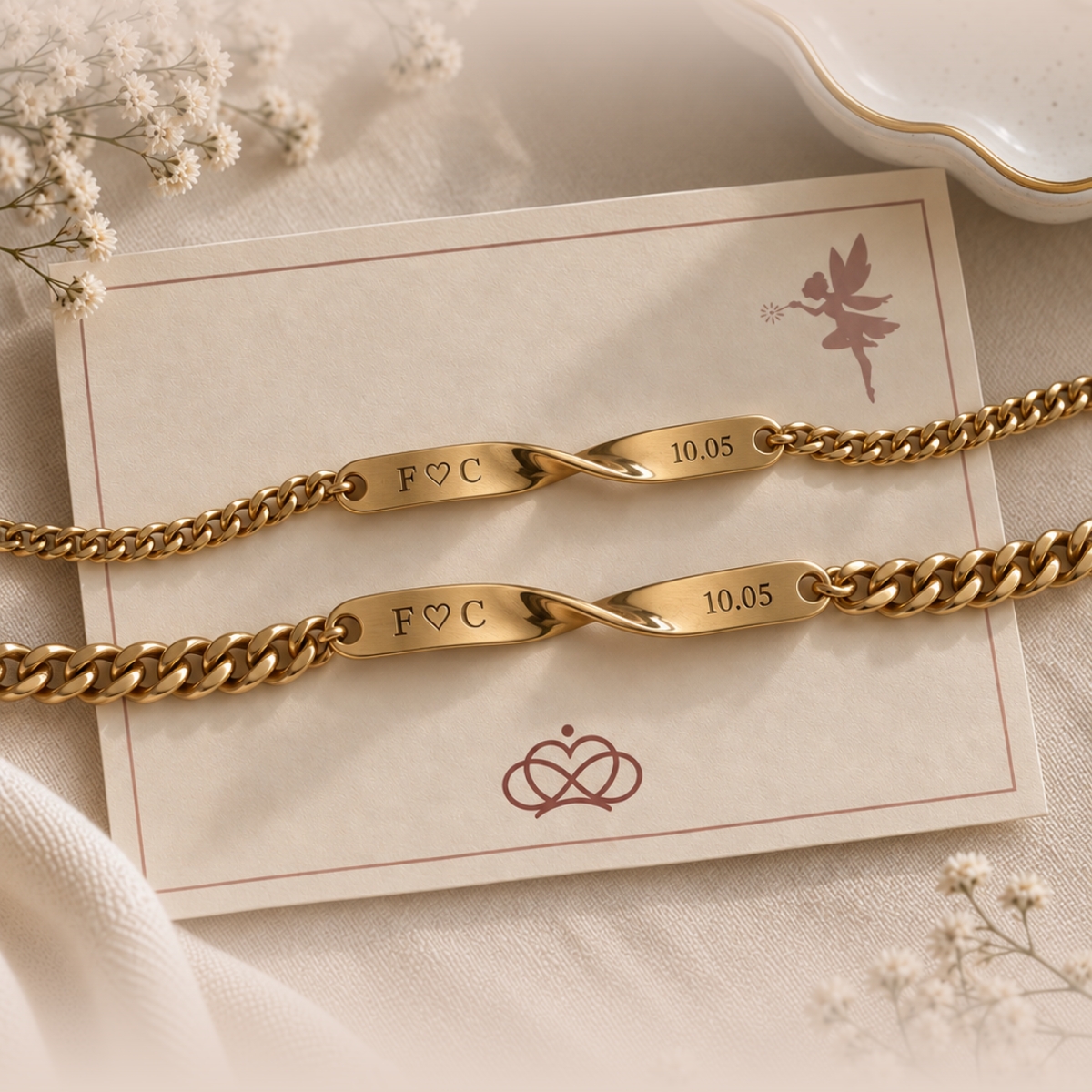 Pulseras Twist Love personalizado
