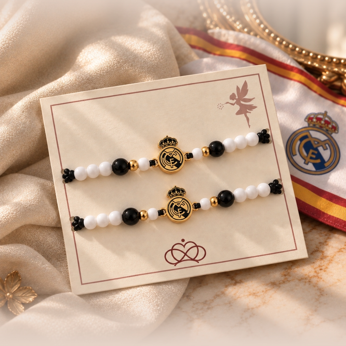 Pulseras Real Madrid sin personalizar