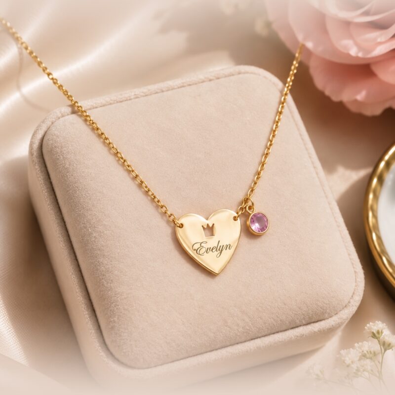 Collar Holly Heart