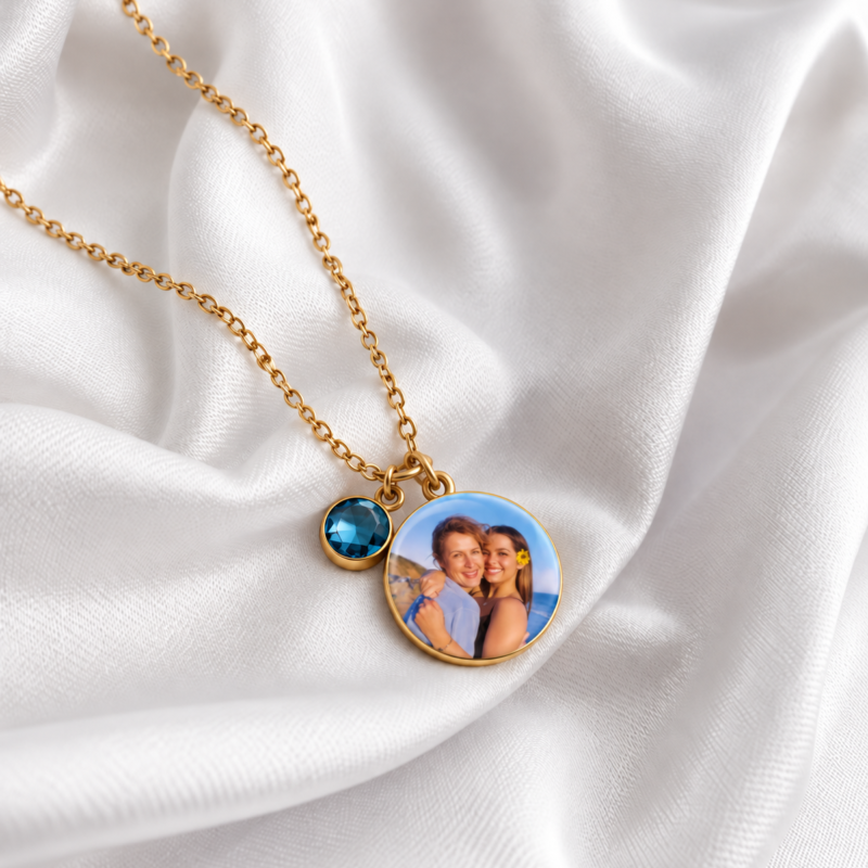 Collar Magic Round con Birthstone