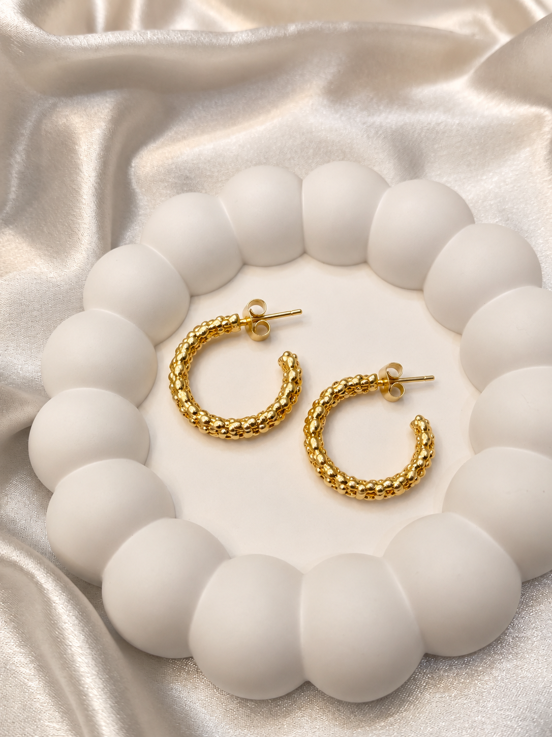 Aretes Tissue sin personalizar