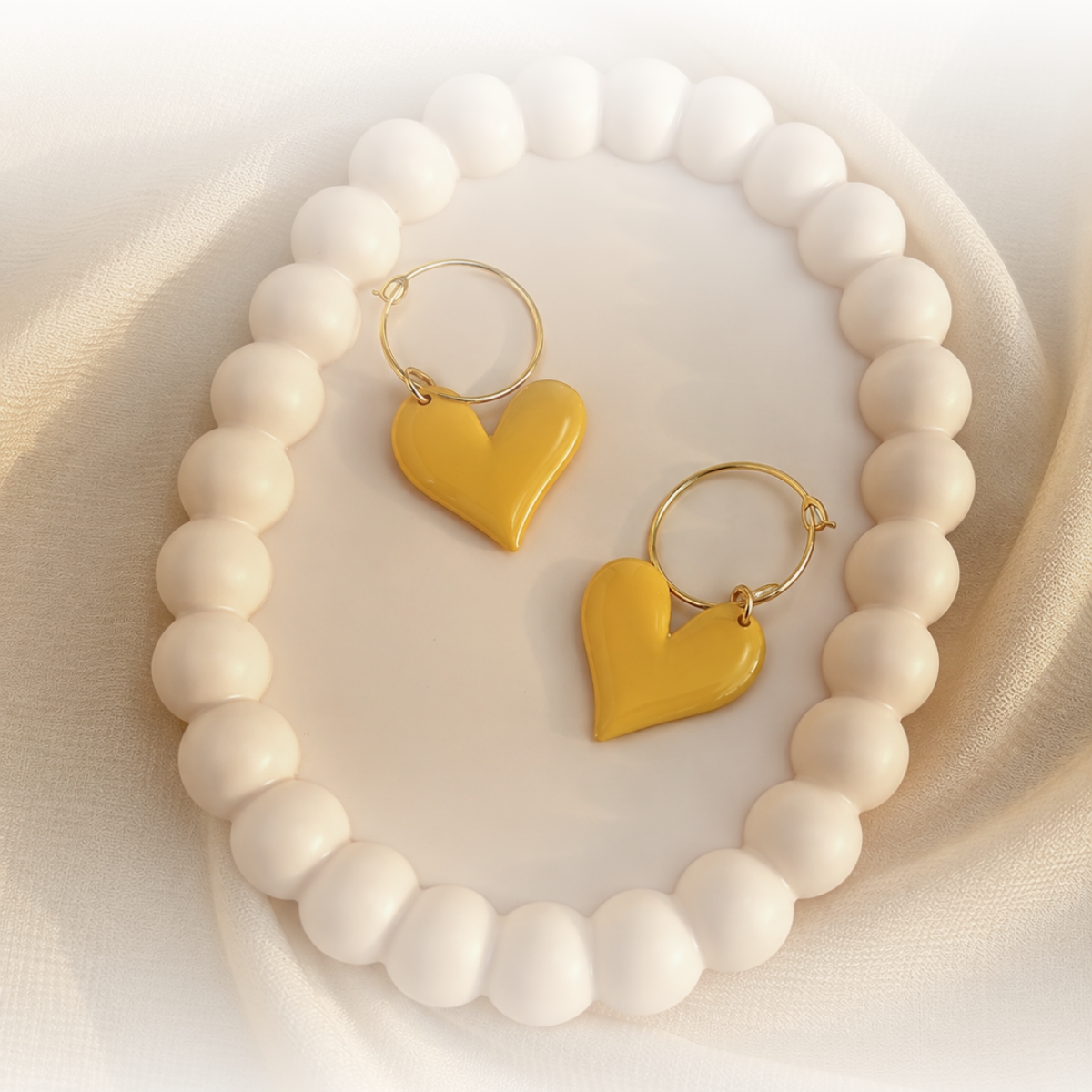 Aretes Paper Heart sin personalizar